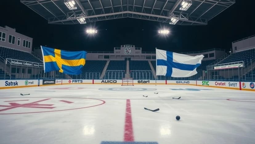 Sverige Finland hockey