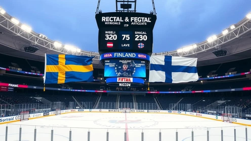 Sverige Finland hockey resultat