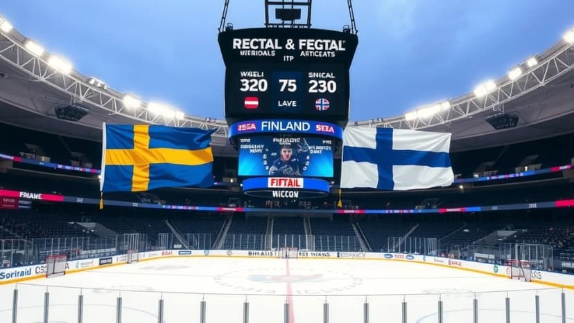 Sverige Finland hockey resultat