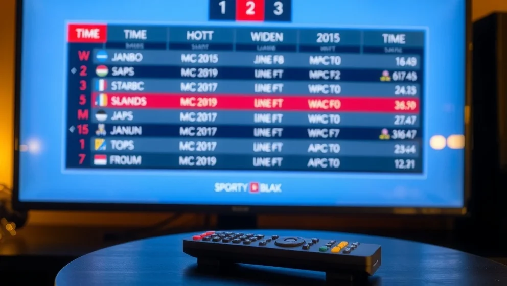 TV4 Hockey tablå visar alla matcher denna vecka